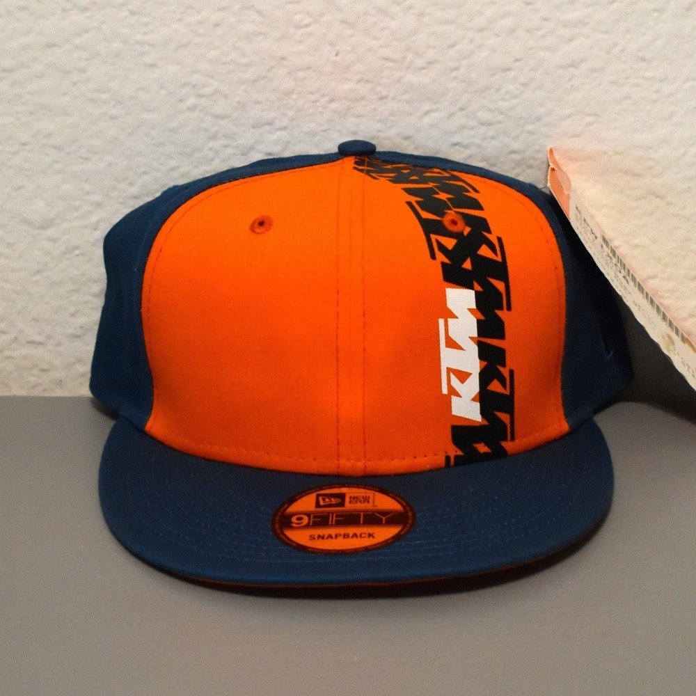 New Era KTM Radical Cap Men One Size Blue Orange NEW Snapback Hat 9FIFTY Racing